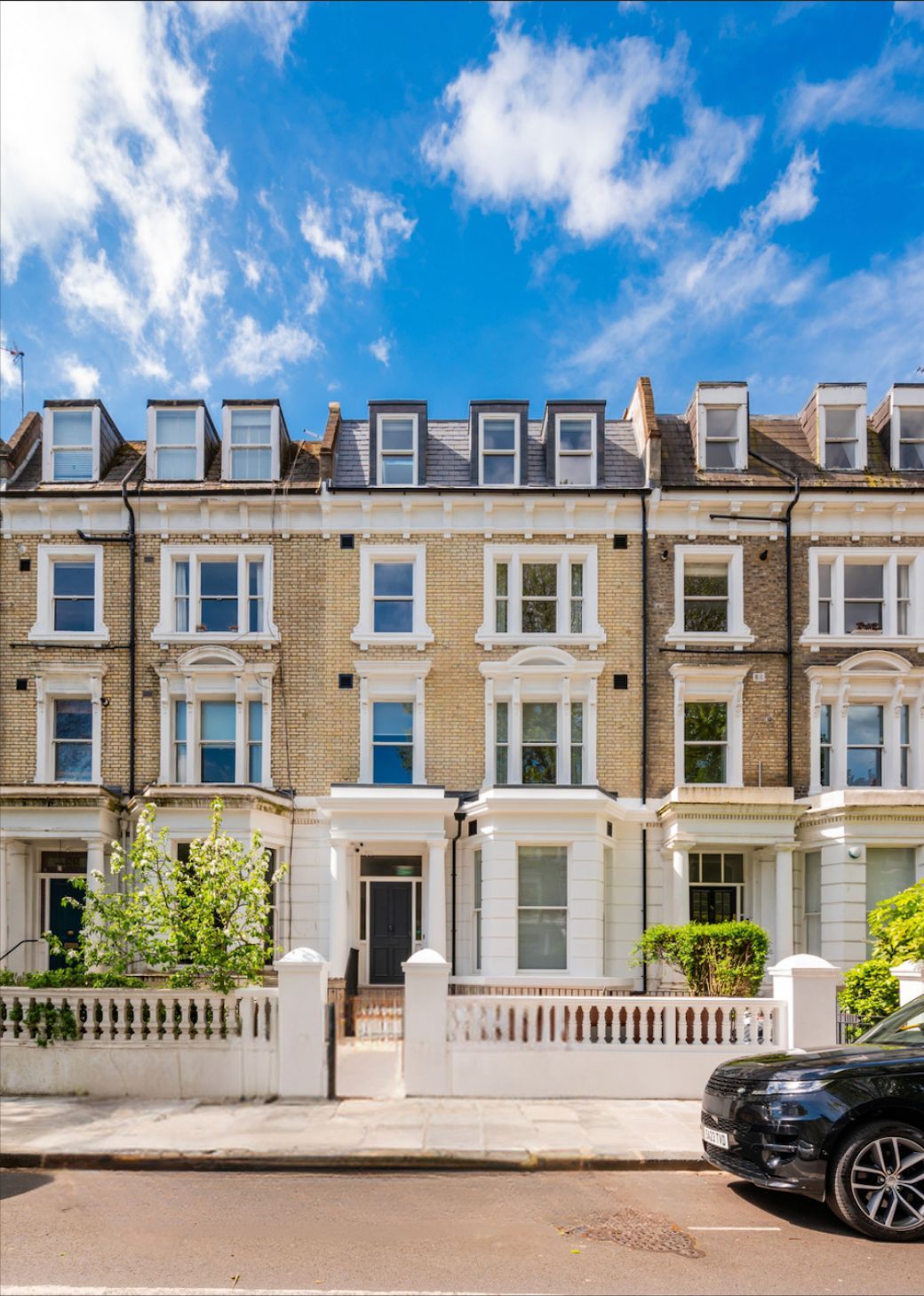 Property interior design detail at Elsham Road Kensington