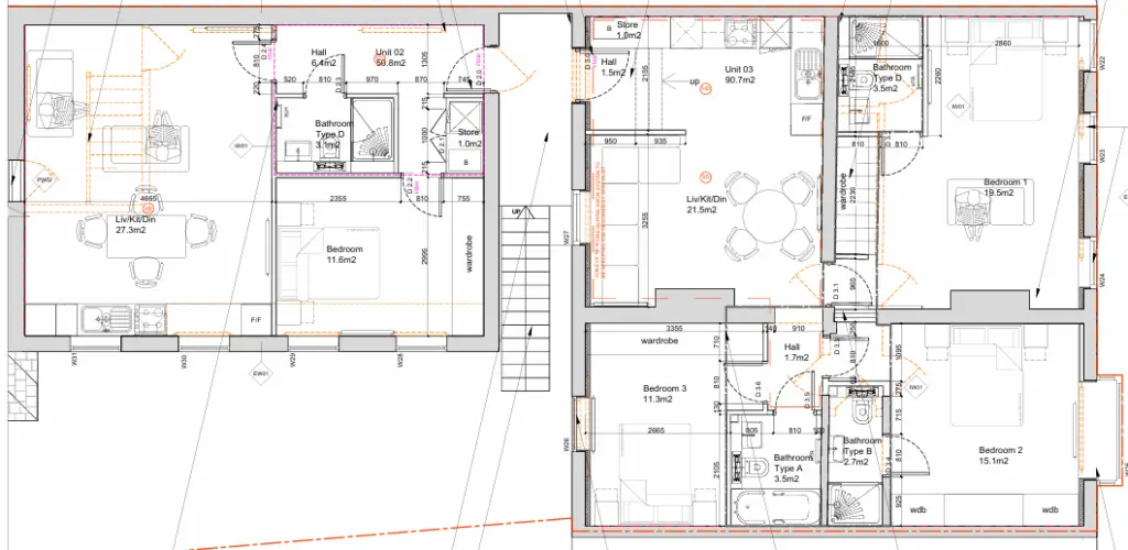 Marlow – Grade II Listed Building Conversion to 8 Apartments – architectural project image 4