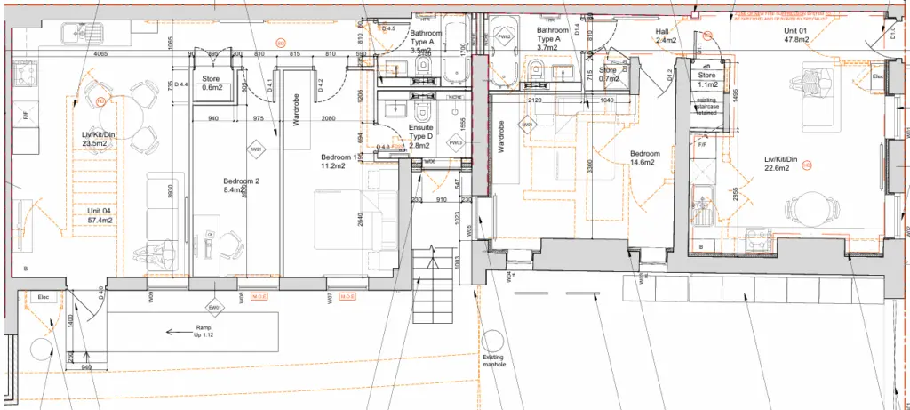 Marlow – Grade II Listed Building Conversion to 8 Apartments – architectural project image 2