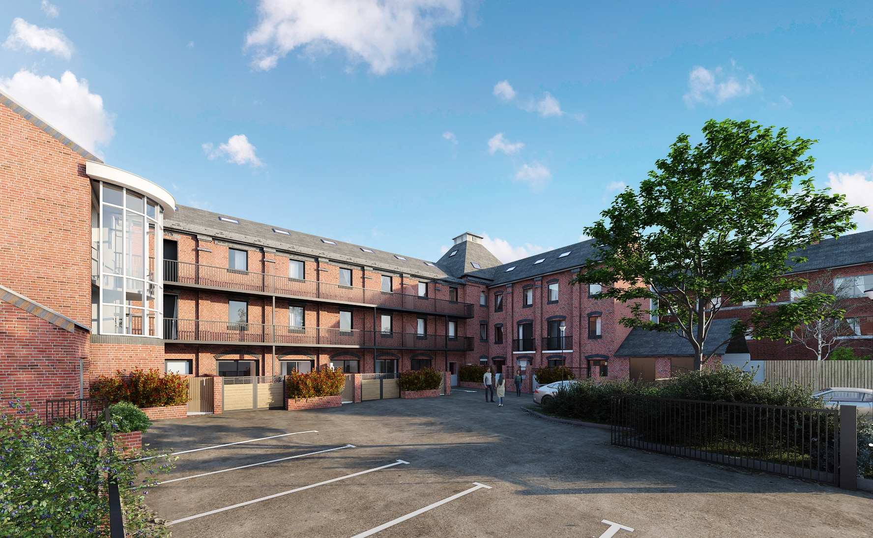 Architectural CGI used for property development marketing